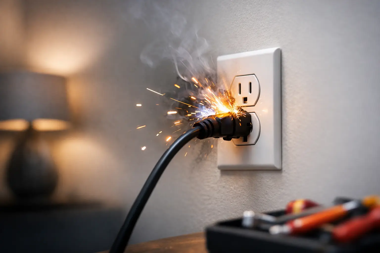 Outlet Sparking Causes and What to Do Next