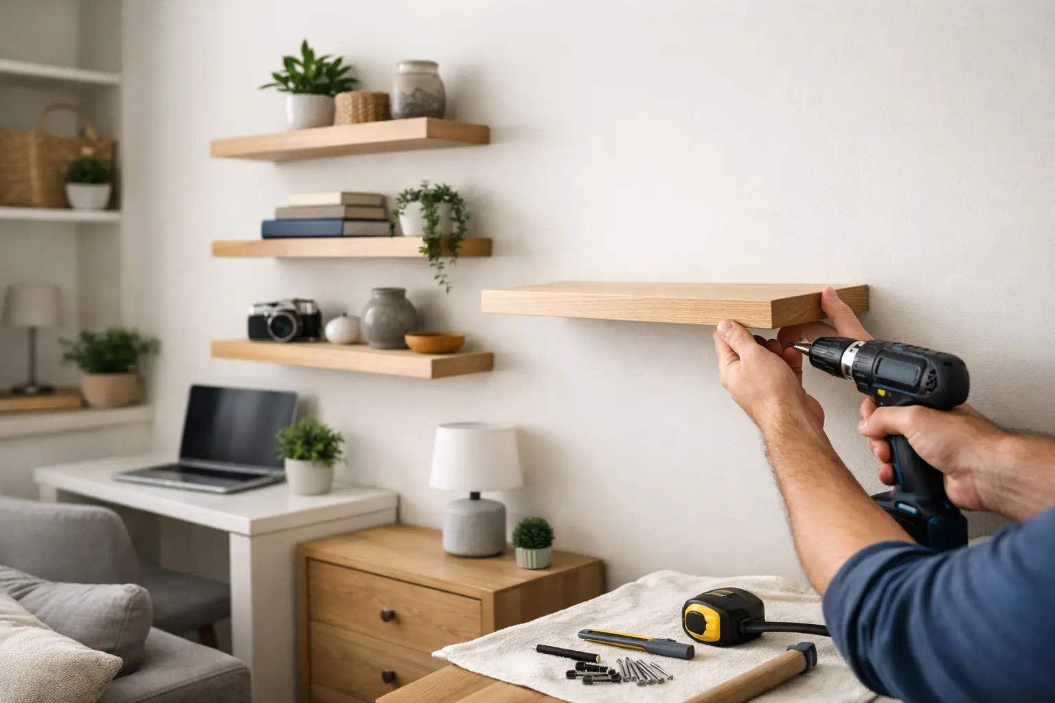 Shelving Installation for Small Spaces That Works