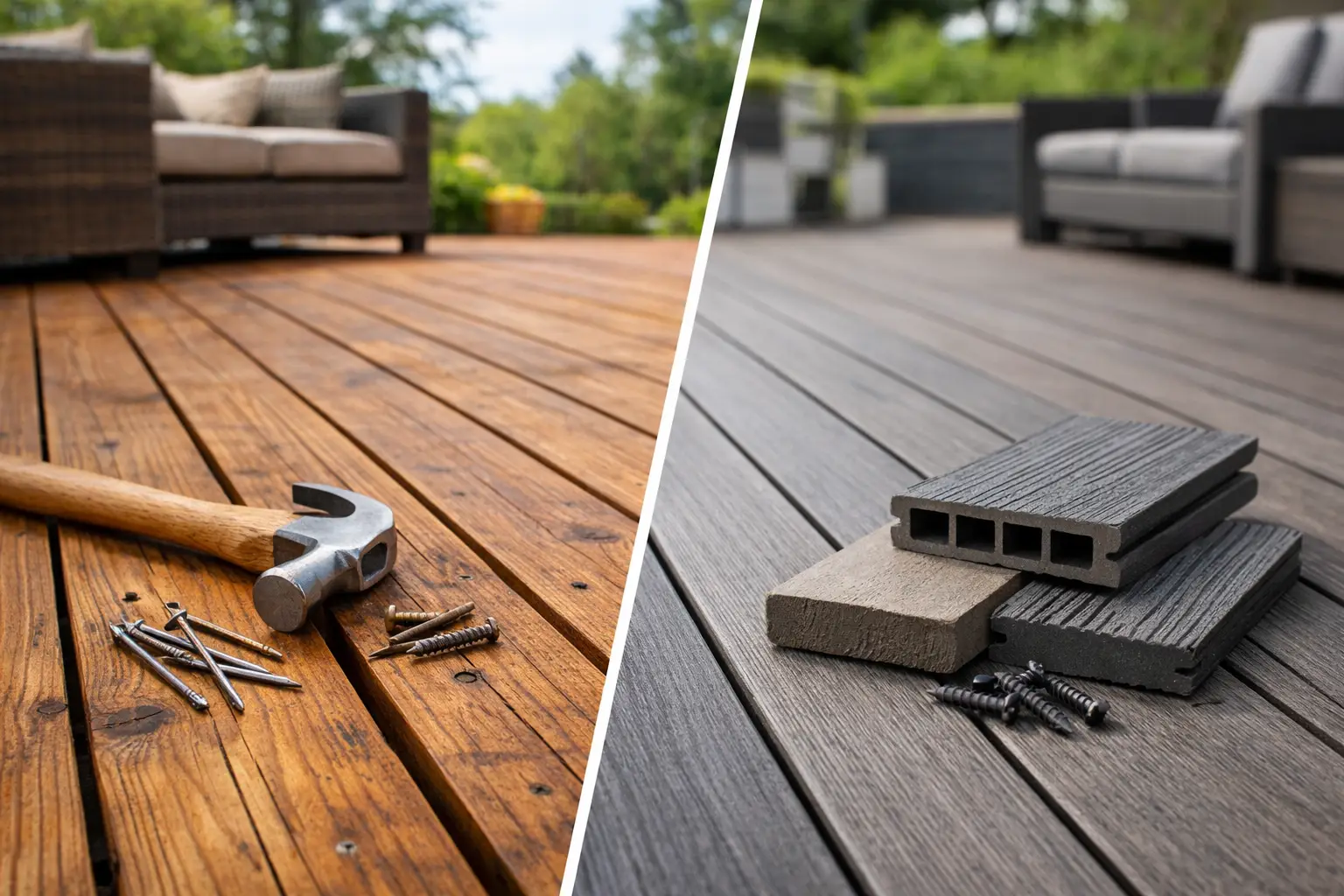 Wood Deck Versus Composite Decking Compared