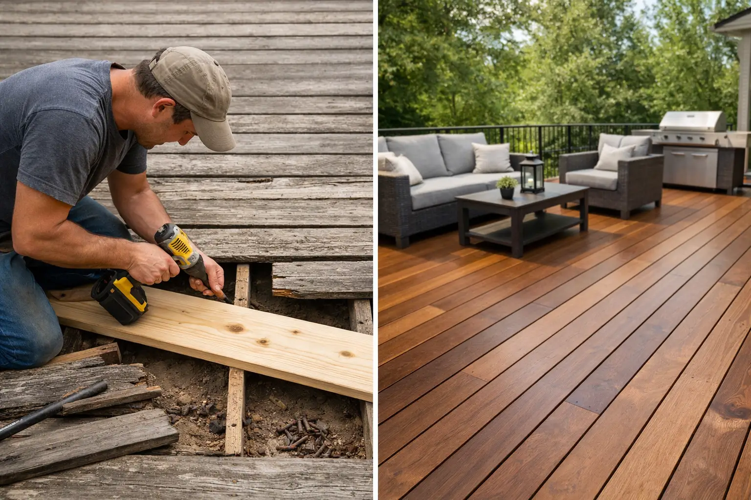 Deck Repair Versus Replacement for Your Home